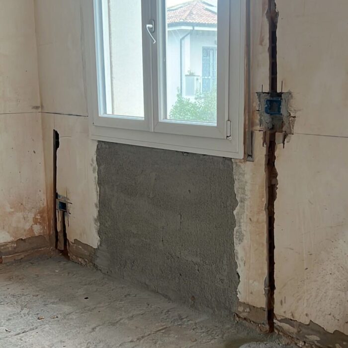 Ristrutturazione appartamento con chiusura nicchie termosifoni